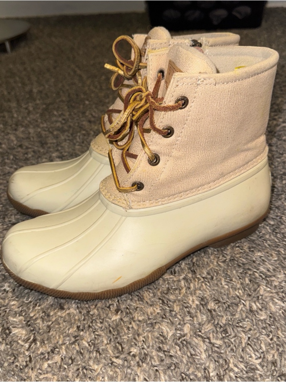 Women’s Sperry Boots in Light Beige